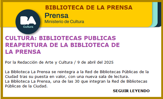 BIBLIOTECA LA PRENSA